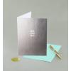 Graphique Four Leaf Clover Handmade Card | Irish Luck | St. Patrick’s Day Greeting | Blank Inside | Color-Coordinated Envelope | 5″ x 7″(Miss Your Face)
