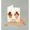 Graphique Four Leaf Clover Handmade Card | Irish Luck | St. Patrick’s Day Greeting | Blank Inside | Color-Coordinated Envelope | 5″ x 7″(Swinging)