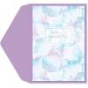 Graphique Cherry Blossom Sunset Sympathy Card, Condolence and Bereavement, Thinking of You, Grief and Loss, Family and Friends, Color-Coordinated Envelope, 5″ x 7″(Pastel Leaves)