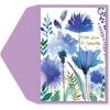 Graphique Wildflowers Sympathy Card, Condolence and Bereavement, Thinking of You, Grief and Loss, Family and Friends, Color-Coordinated Envelope, 5″ x 7″