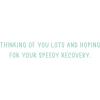 Graphique Balloon Get Well Card, Feel Better Soon, Recovery, Family and Friends, Color-Coordinated Envelope, 5″ x 7″(Balloon)