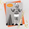 Graphique Balloon Get Well Card, Feel Better Soon, Recovery, Family and Friends, Color-Coordinated Envelope, 5″ x 7″(Cheering You On)