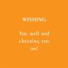 Graphique Balloon Get Well Card, Feel Better Soon, Recovery, Family and Friends, Color-Coordinated Envelope, 5″ x 7″(Cheering You On)