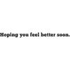 Graphique Balloon Get Well Card, Feel Better Soon, Recovery, Family and Friends, Color-Coordinated Envelope, 5″ x 7″(Cone Head Kitty)