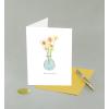 Graphique Balloon Get Well Card, Feel Better Soon, Recovery, Family and Friends, Color-Coordinated Envelope, 5″ x 7″(Daisies)