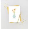 Graphique Balloon Get Well Card, Feel Better Soon, Recovery, Family and Friends, Color-Coordinated Envelope, 5″ x 7″(Daisies)