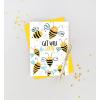 Graphique Balloon Get Well Card, Feel Better Soon, Recovery, Family and Friends, Color-Coordinated Envelope, 5″ x 7″(Get Well Bees)