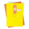 Graphique Balloon Get Well Card, Feel Better Soon, Recovery, Family and Friends, Color-Coordinated Envelope, 5″ x 7″(Got You)