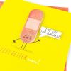 Graphique Balloon Get Well Card, Feel Better Soon, Recovery, Family and Friends, Color-Coordinated Envelope, 5″ x 7″(Got You)