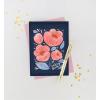 Graphique Balloon Get Well Card, Feel Better Soon, Recovery, Family and Friends, Color-Coordinated Envelope, 5″ x 7″(Thinking Floral)