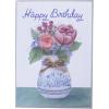 Graphique Bicycle with Balloons Birthday Card | Family and Friends | Embellished with Gold Foil Accents | Color-Coordinated Envelope | 5″ x 7″(Birthday Floral Vase)