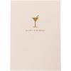 Graphique Bicycle with Balloons Birthday Card | Family and Friends | Embellished with Gold Foil Accents | Color-Coordinated Envelope | 5″ x 7″(Birthday Martini)