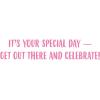 Graphique Bicycle with Balloons Birthday Card | Family and Friends | Embellished with Gold Foil Accents | Color-Coordinated Envelope | 5″ x 7″(Flamingo)