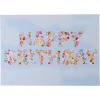 Graphique Bicycle with Balloons Birthday Card | Family and Friends | Embellished with Gold Foil Accents | Color-Coordinated Envelope | 5″ x 7″(Floral)