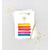 Graphique Bicycle with Balloons Birthday Card | Family and Friends | Embellished with Gold Foil Accents | Color-Coordinated Envelope | 5″ x 7″(Make a Wish)