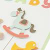 Graphique Handmade Birthday Card, Cute & Happy Birthday Greeting, Her, Him, Friend, Pickleball, 5” x 7”(Baby Animals)