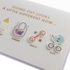 Graphique Handmade Birthday Card, Cute & Happy Birthday Greeting, Her, Him, Friend, Pickleball, 5” x 7”(Going Out Baby)