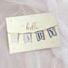 Graphique Handmade Birthday Card, Cute & Happy Birthday Greeting, Her, Him, Friend, Pickleball, 5” x 7”(Hello Baby)