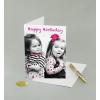 Graphique Party Cats Birthday Card, Family and Friends, Color-Coordinated Envelope, 5″ x 7″(BFF’s)