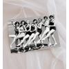 Graphique Party Cats Birthday Card, Family and Friends, Color-Coordinated Envelope, 5″ x 7″(Bathing Beauties)