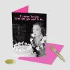Graphique Party Cats Birthday Card, Family and Friends, Color-Coordinated Envelope, 5″ x 7″(Never Too Late)