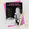 Graphique Party Cats Birthday Card, Family and Friends, Color-Coordinated Envelope, 5″ x 7″(Never Too Late)