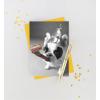 Graphique Party Cats Birthday Card, Family and Friends, Color-Coordinated Envelope, 5″ x 7″(Party Bulldog)