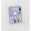Graphique Party Cats Birthday Card, Family and Friends, Color-Coordinated Envelope, 5″ x 7″(Party Cats)