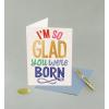 Graphique Party Cats Birthday Card, Family and Friends, Color-Coordinated Envelope, 5″ x 7″(So Glad)