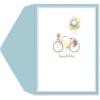 Graphique Bicycle with Balloons Birthday Card | Family and Friends | Embellished with Gold Foil Accents | Color-Coordinated Envelope | 5″ x 7″(Bicycle with Balloons)