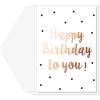 Graphique Bicycle with Balloons Birthday Card | Family and Friends | Embellished with Gold Foil Accents | Color-Coordinated Envelope | 5″ x 7″(Birthday Smiles)