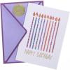 Graphique Bicycle with Balloons Birthday Card | Family and Friends | Embellished with Gold Foil Accents | Color-Coordinated Envelope | 5″ x 7″(Funky Candles)