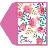Graphique Bicycle with Balloons Birthday Card | Family and Friends | Embellished with Gold Foil Accents | Color-Coordinated Envelope | 5″ x 7″(Spring Floral)