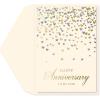 Graphique Handmade Birthday Card, Cute & Happy Birthday Greeting, Her, Him, Friend, Pickleball, 5” x 7”(Anniversary Heart Confetti)