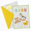 Graphique Handmade Birthday Card, Cute & Happy Birthday Greeting, Her, Him, Friend, Pickleball, 5” x 7”(Baby Animals)