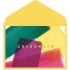 Graphique Handmade Birthday Card, Cute & Happy Birthday Greeting, Her, Him, Friend, Pickleball, 5” x 7”(Celebrate Brushstrokes)