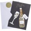 Graphique Handmade Birthday Card, Cute & Happy Birthday Greeting, Her, Him, Friend, Pickleball, 5” x 7”(Champagne Shaker)