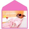 Graphique Party Cats Birthday Card, Family and Friends, Color-Coordinated Envelope, 5″ x 7″(Pampered Pooch)