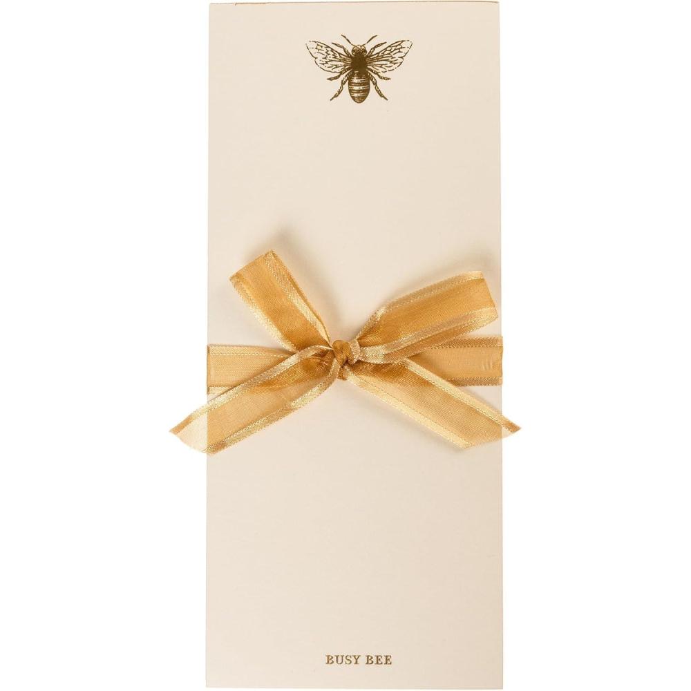 imageGraphique Cherries Designer List Pad Luxe Collection Gold Foil Embossed ToDo Notepad Writing Pad with150 Pages 4 x 975Bee