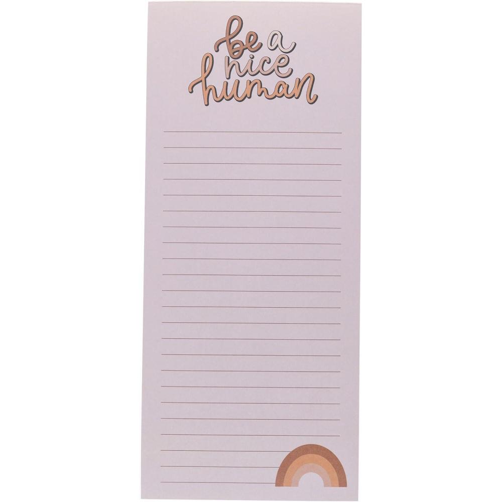 imageGraphique Plaid Magnetic Notepad 100 TearAway Sheets for Grocery Shopping ampamp ToDo Lists Writing Pad for Fridge Kitchen OfficeNice Human