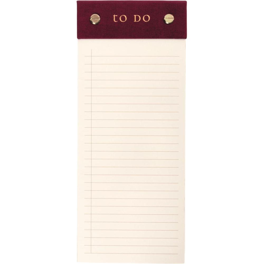 imageGraphique PostBound List Pad Luxe Collection Perforated Sheets ToDo Notepad Hardcover Binding Gold Foil Embossing 100 Pages 4 x 975 Olive Green