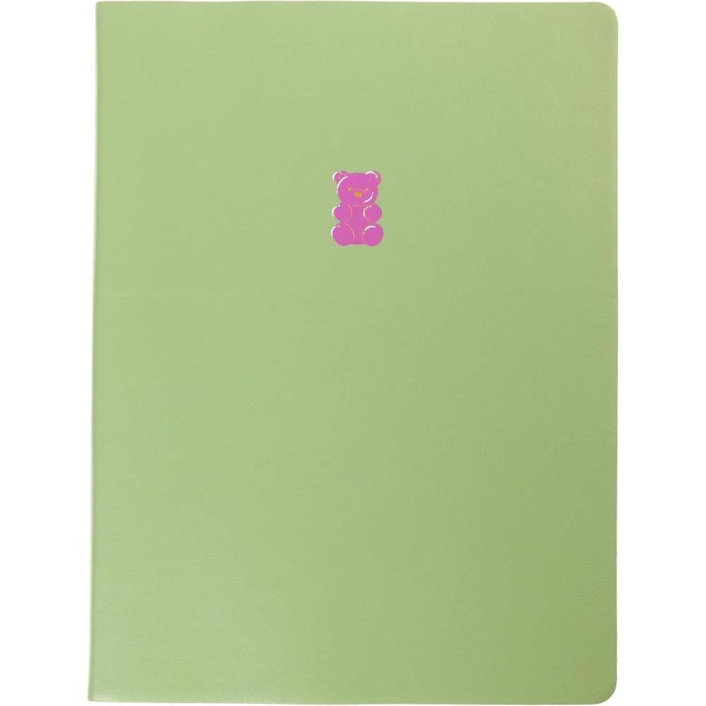 imageGraphique Pretty Bow Vegan Leather Journal Diary Notebook for Writing 192 Lined Pages La Petite Press Collection 6 x 8Gummy Bear