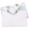 Graphique All Occasion Flat Notes, Pack of 50 Blank Index Cards with Envelopes & Decorative Storage Box, Thick Cardstock Stationary Gift, White Hydrangeas, 5.625” x 3.5”(White Hydrangeas)