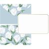 Graphique All Occasion Flat Notes, Pack of 50 Blank Index Cards with Envelopes & Decorative Storage Box, Thick Cardstock Stationary Gift, White Hydrangeas, 5.625” x 3.5”(White Hydrangeas)