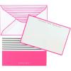 Graphique All Occasion Flat Notes, Pack of 50 Blank Index Cards with Envelopes & Decorative Storage Box, Thick Cardstock Stationary Gift, White Hydrangeas, 5.625” x 3.5”(Vintage Text Message)