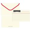 Graphique All Occasion Flat Notes, Pack of 50 Blank Index Cards with Envelopes & Decorative Storage Box, Thick Cardstock Stationary Gift, White Hydrangeas, 5.625” x 3.5”(Library Card)
