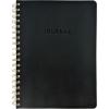Graphique Apollo Vegan Leather Journal, Spiral Notebook for Writing, 192 Lined Pages, 8” x 10”(Black)
