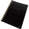 Graphique Apollo Vegan Leather Journal, Spiral Notebook for Writing, 192 Lined Pages, 8” x 10”(Black)