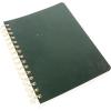 Graphique Apollo Vegan Leather Journal, Spiral Notebook for Writing, 192 Lined Pages, 8” x 10”(Geeen)