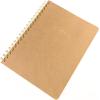Graphique Apollo Vegan Leather Journal, Spiral Notebook for Writing, 192 Lined Pages, 8” x 10”(Gold)